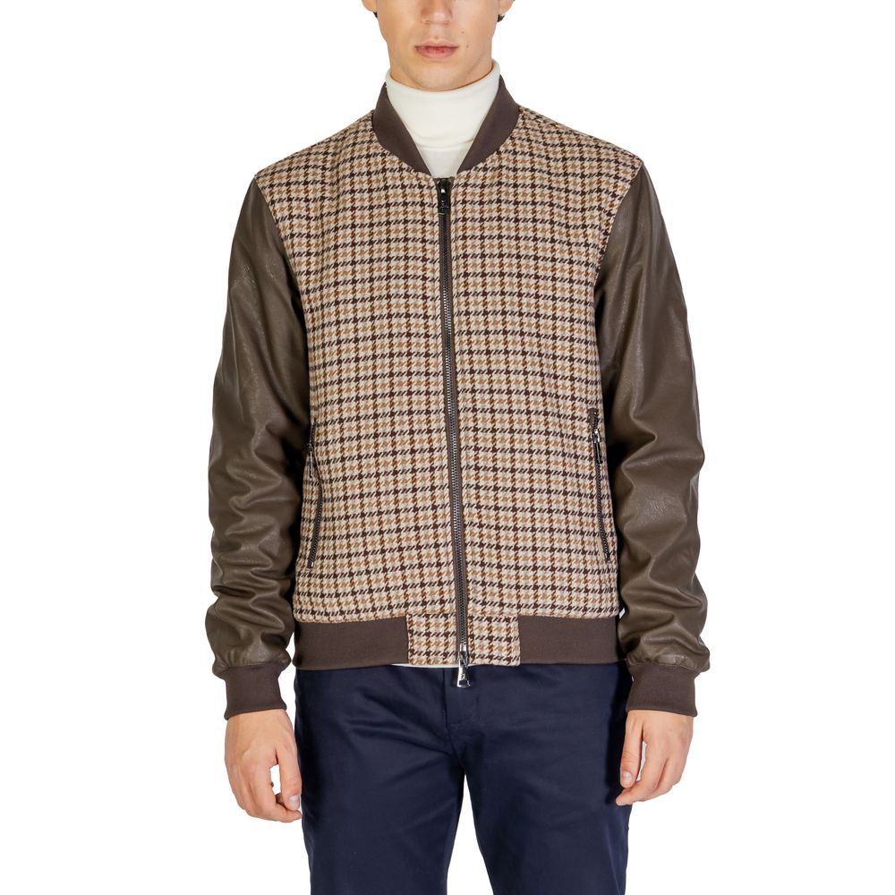 Gianni Lupo Brown Wool Jacket - Timeless Luxury Outerwear