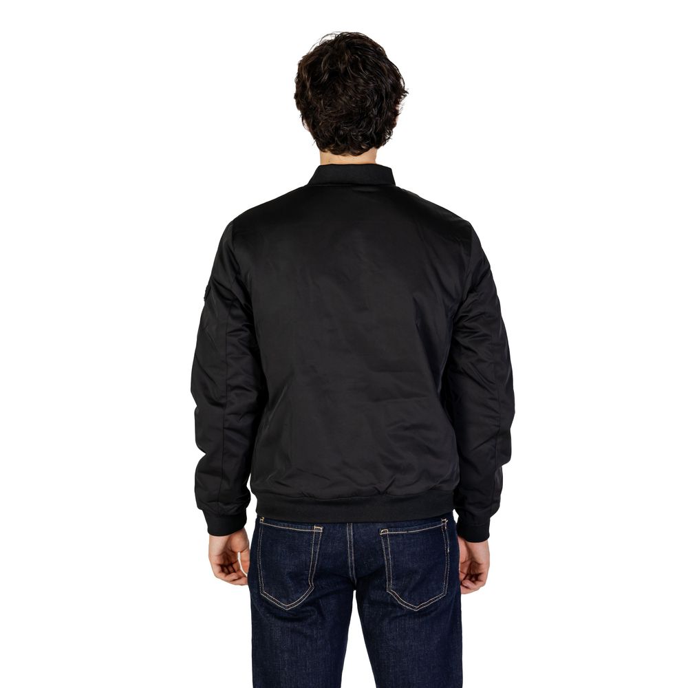 Gianni Lupo Black Wool Jacket for Elevated Style and Comfort