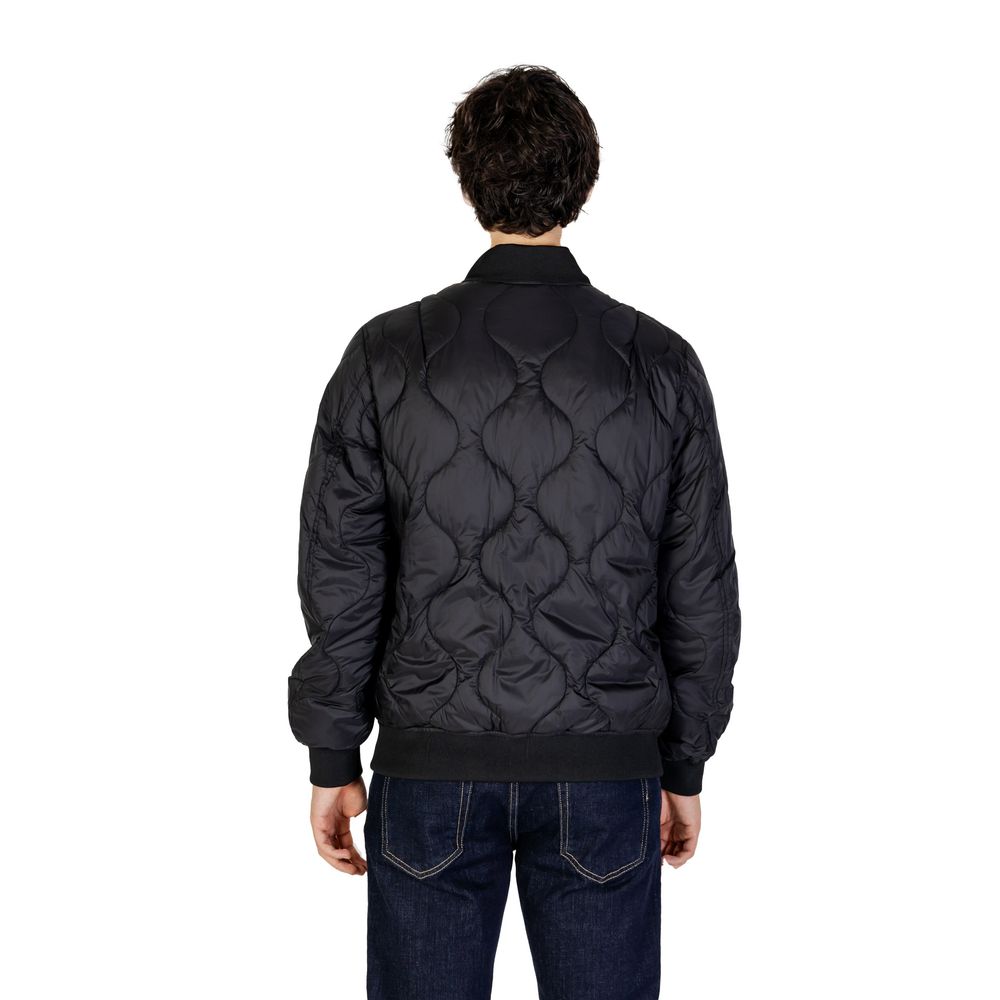 Gianni Lupo Black Wool Jacket with Timeless Sophistication