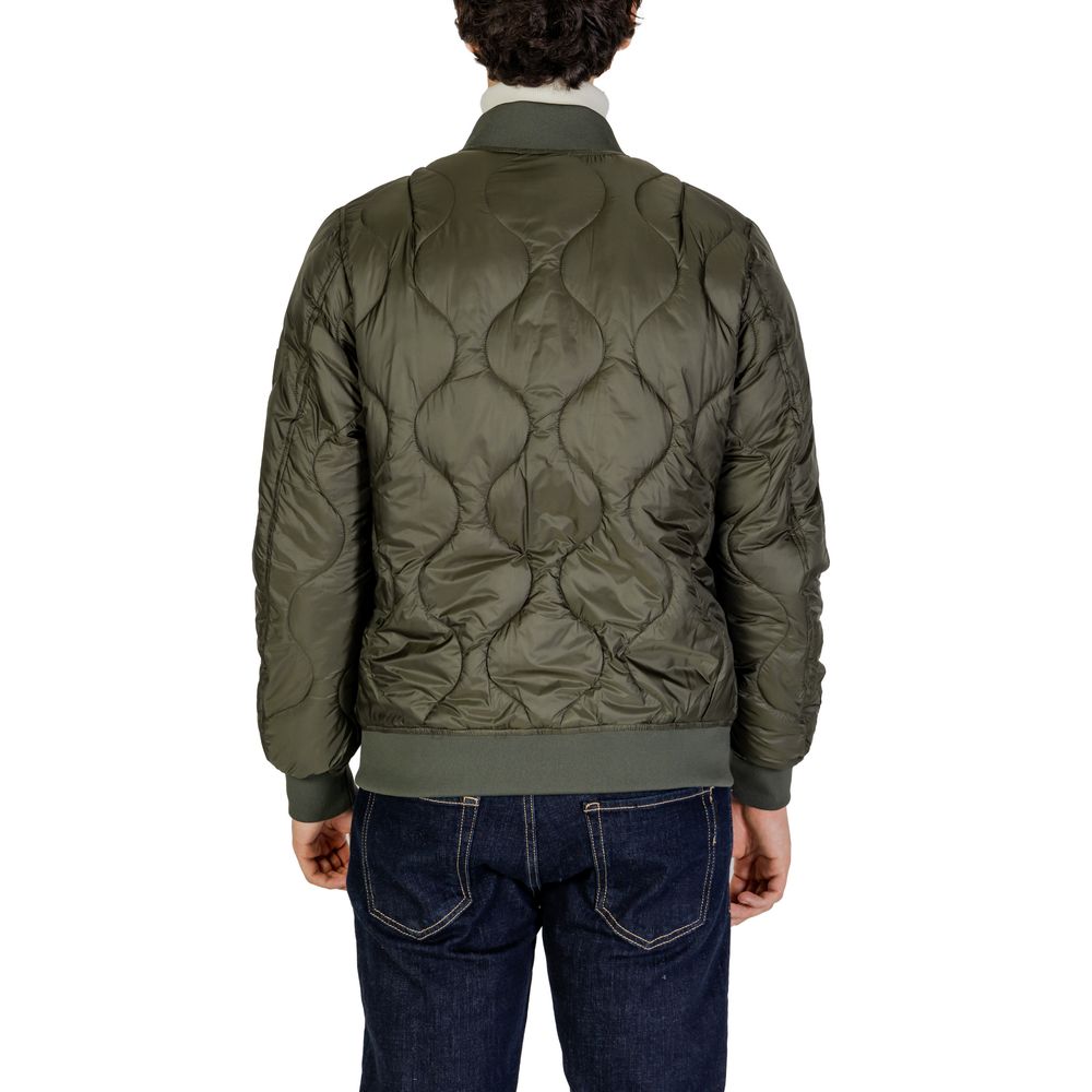 Gianni Lupo Green Cotton Jacket - Modern Elegance Redefined