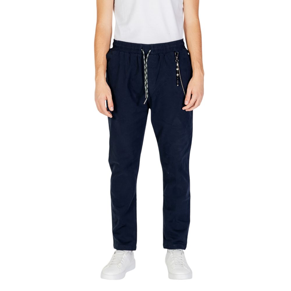Gianni Lupo Blue Cotton Jeans for Elevated Style