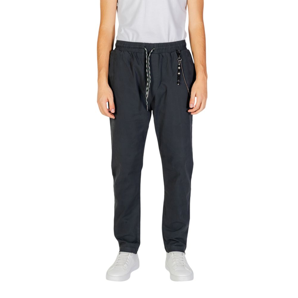 Gianni Lupo Gray Cotton Jeans & Pant for Effortless Elegance