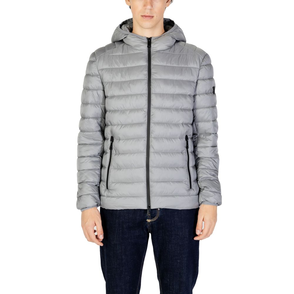 Gianni Lupo Gray Wool Jacket for Elevated Outerwear Style