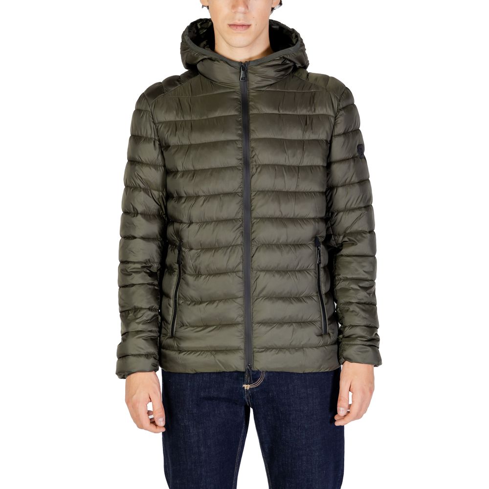 Gianni Lupo Green Wool Jacket for Elevated Style and Luxury