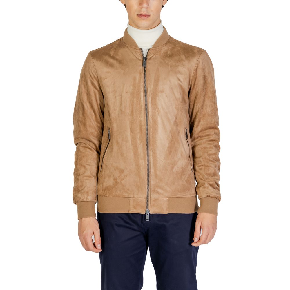 Gianni Lupo Beige Cotton Jacket for Elevated Style and Luxury