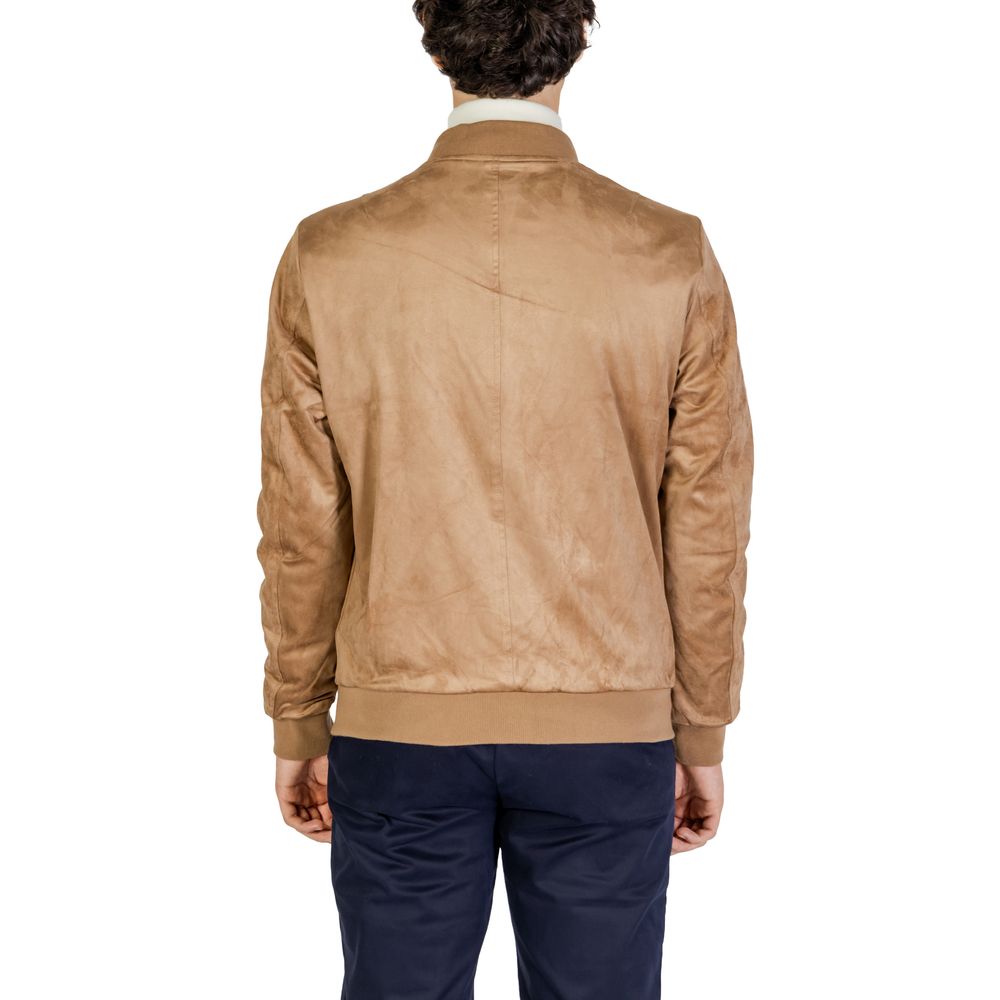 Gianni Lupo Beige Cotton Jacket for Elevated Style and Luxury