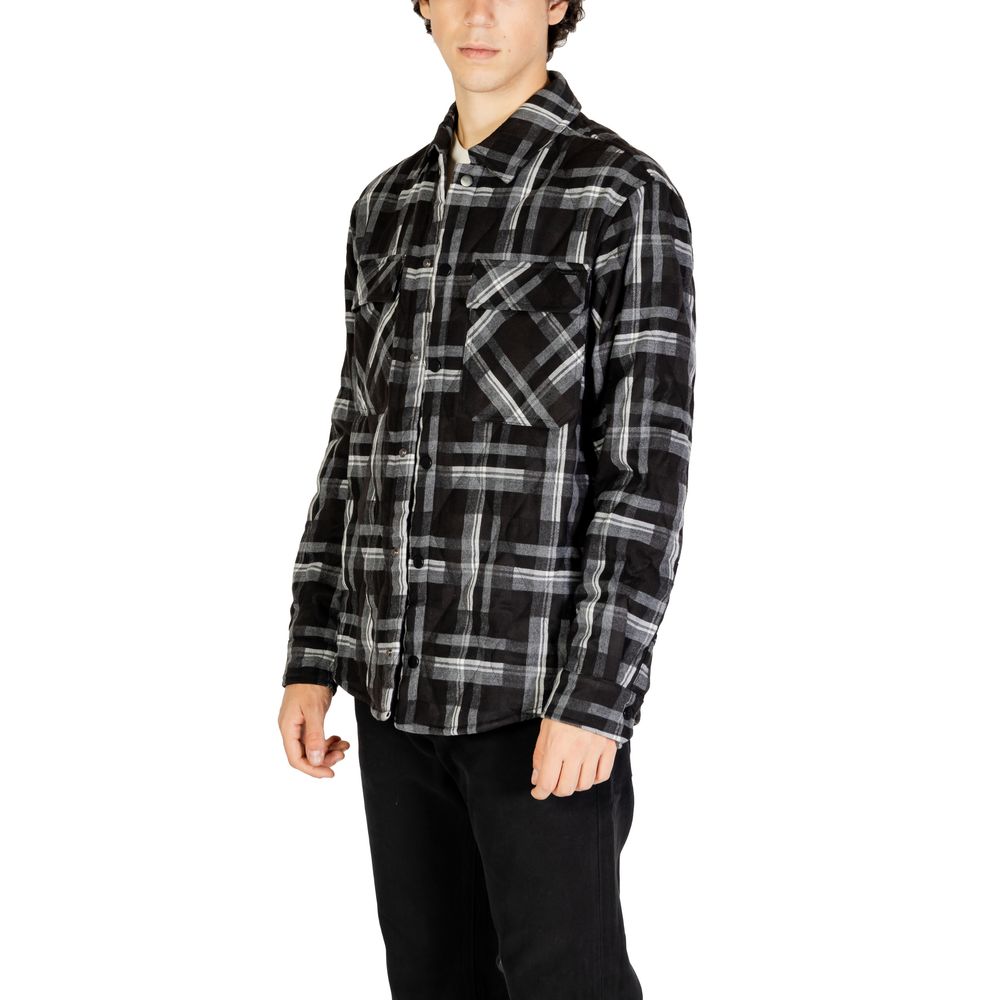Gianni Lupo Black Wool Jacket for Elevated Sophistication