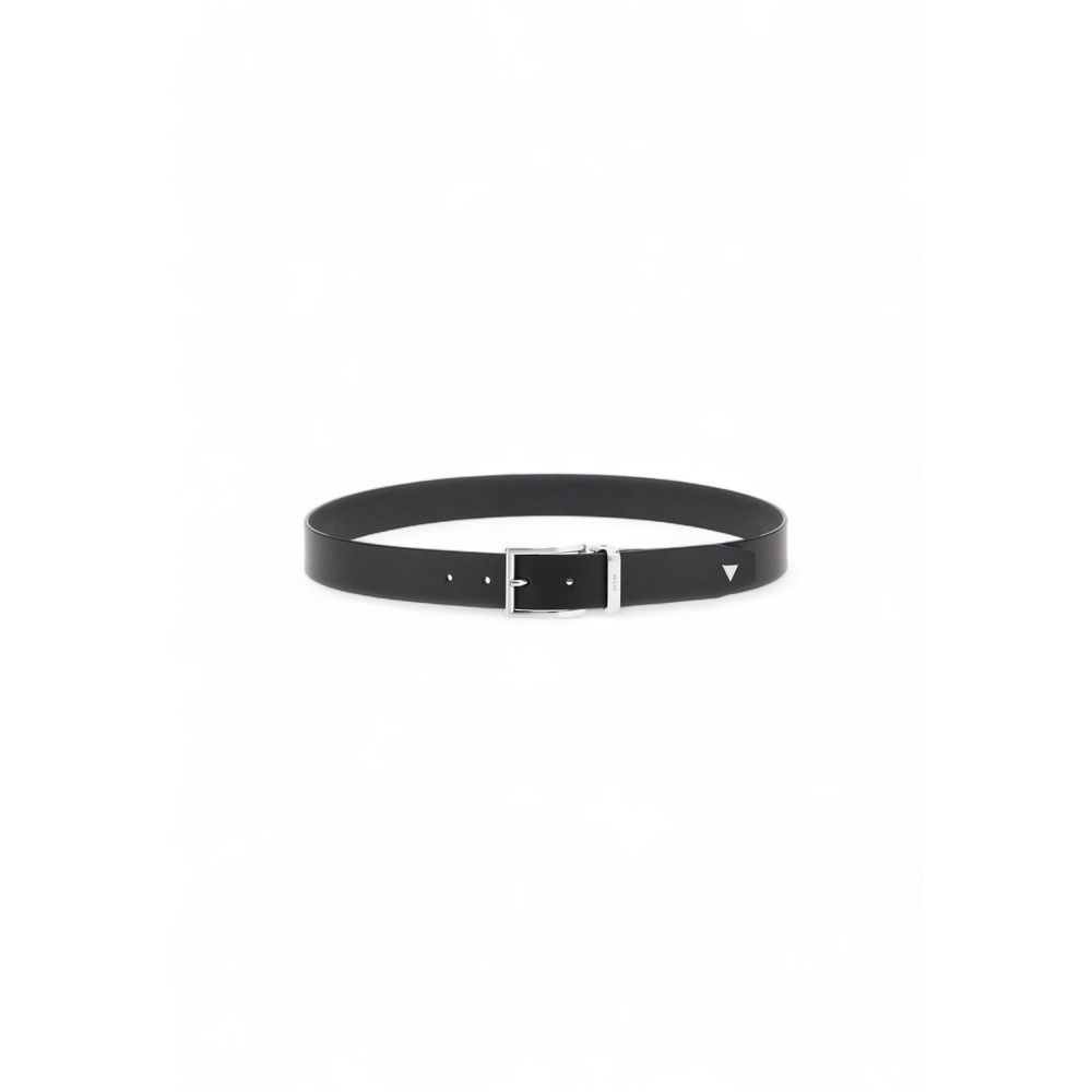 Guess Black Leather Belt - Timeless Elegance Redefined