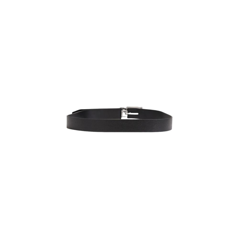 Guess Black Leather Belt - Timeless Elegance Redefined