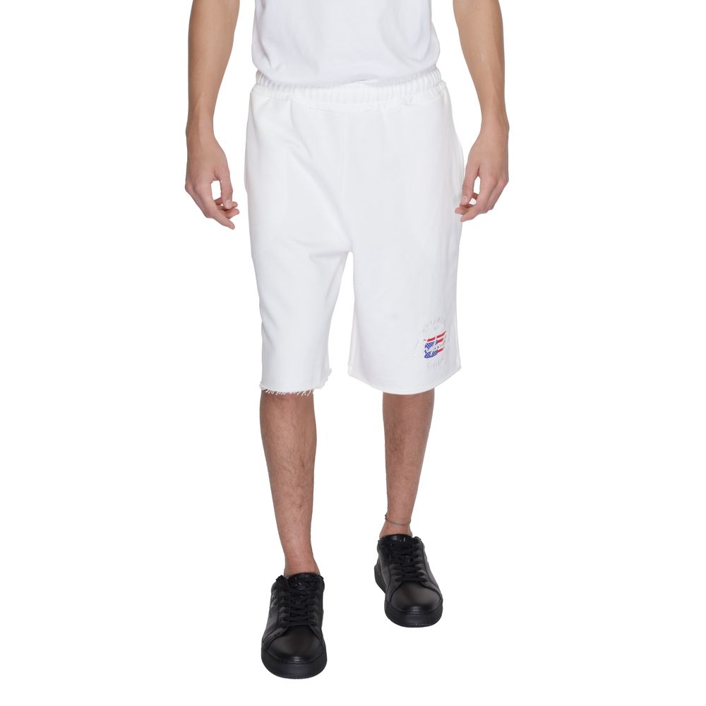 Underclub White Cotton Short - Effortless Summer Elegance