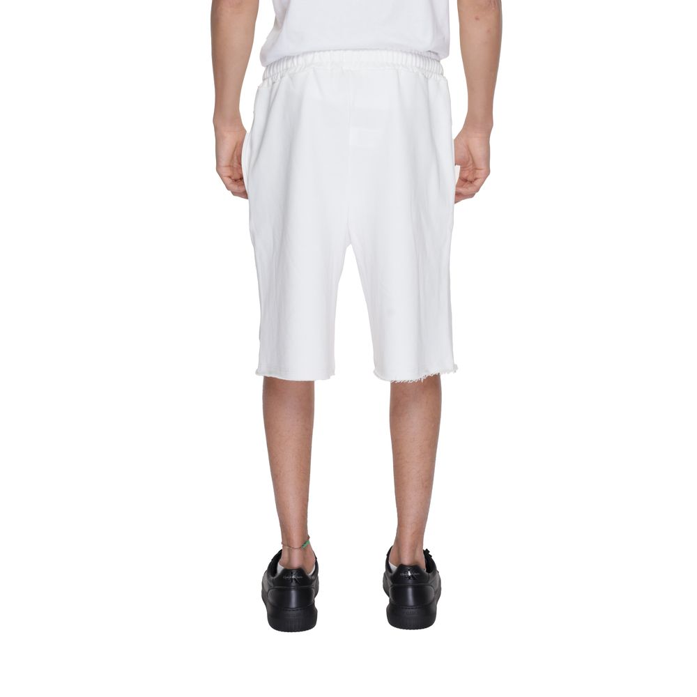 Underclub White Cotton Short - Effortless Summer Elegance
