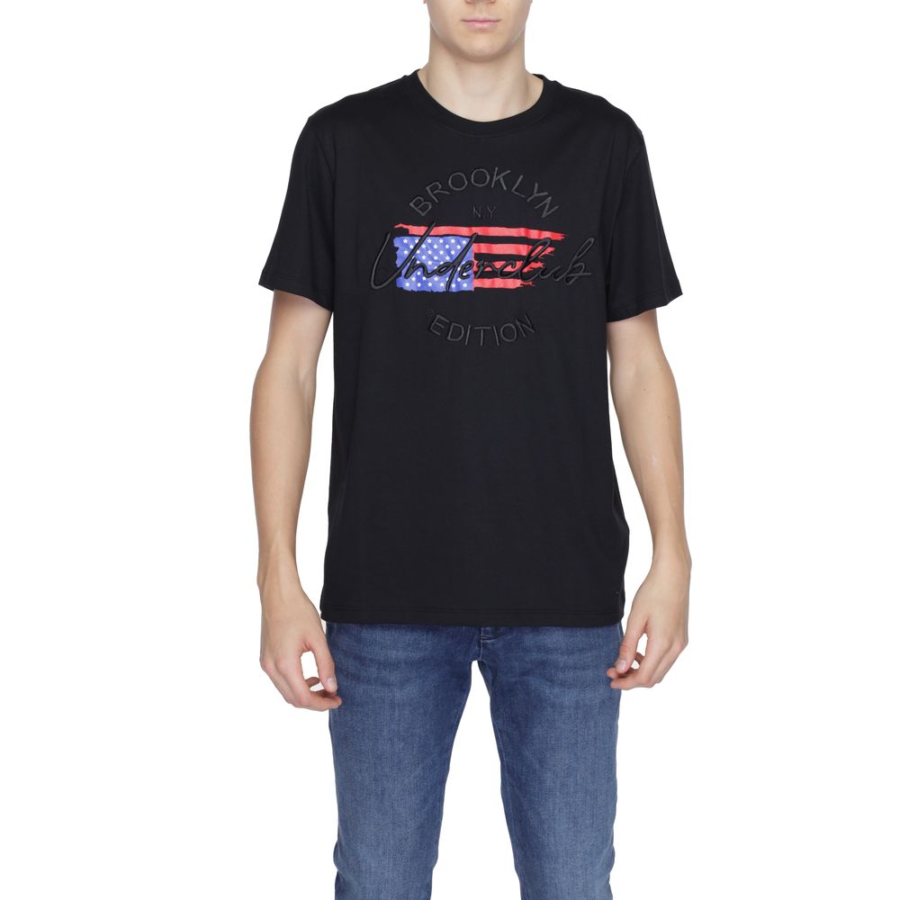 Underclub Black Cotton T-Shirt for Effortless Elegance