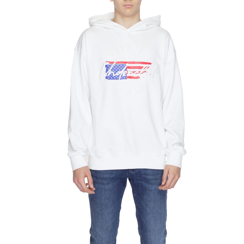 Underclub White Cotton Sweater for Elevated Casual Style
