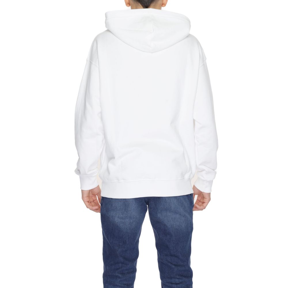 Underclub White Cotton Sweater for Elevated Casual Style
