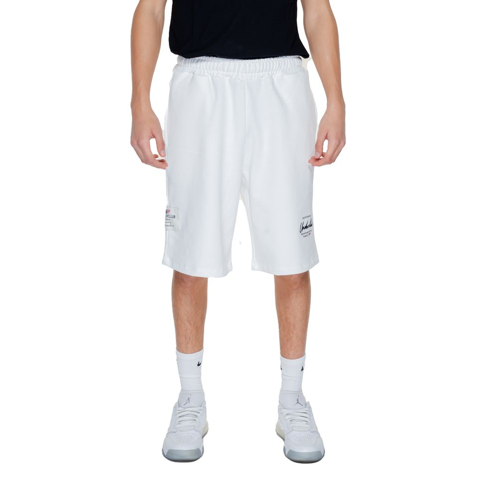 Underclub White Cotton Short - Effortless Summer Elegance