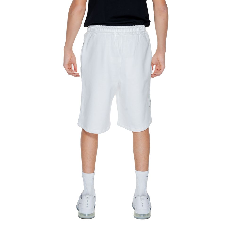 Underclub White Cotton Short - Effortless Summer Elegance
