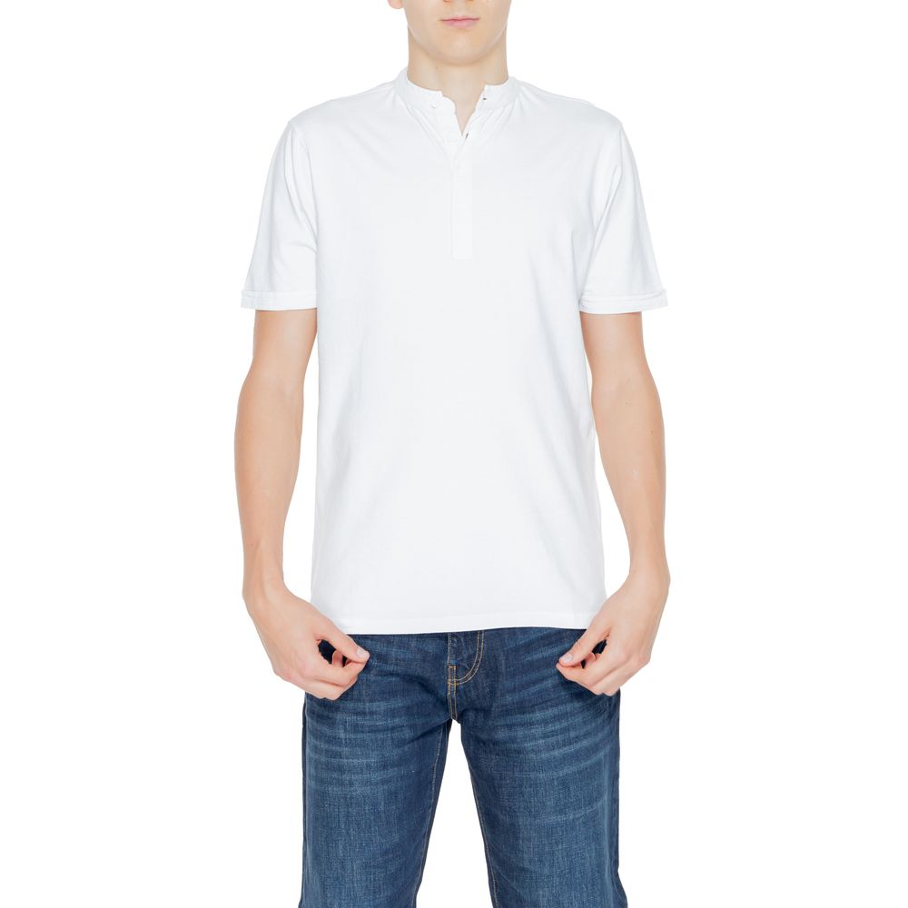 Hamaki-Ho White Cotton T-Shirt for Effortless Elegance