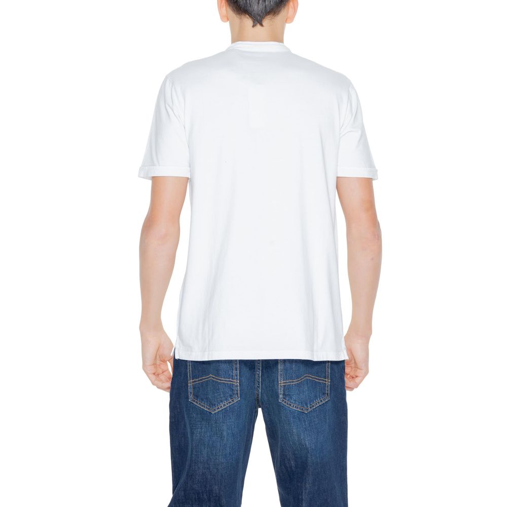 Hamaki-Ho White Cotton T-Shirt for Effortless Elegance