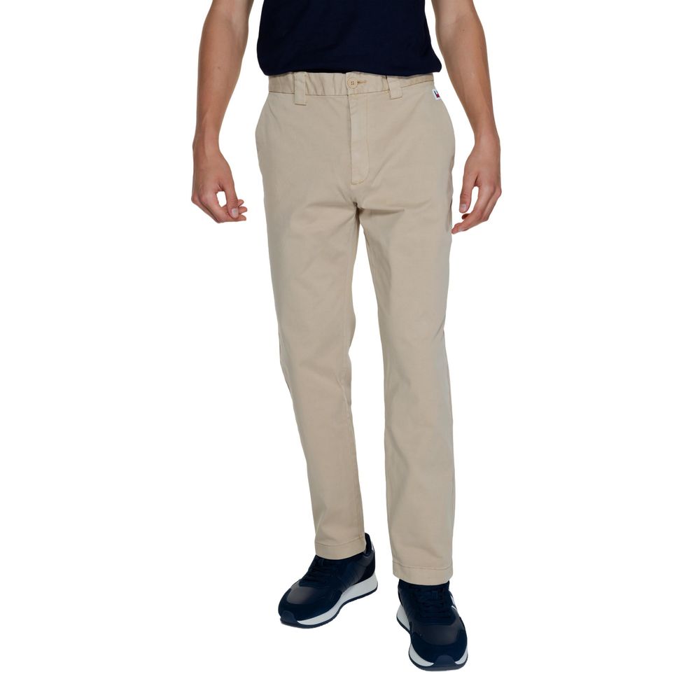 Tommy Hilfiger Gold Recycled Cotton Jeans & Pant