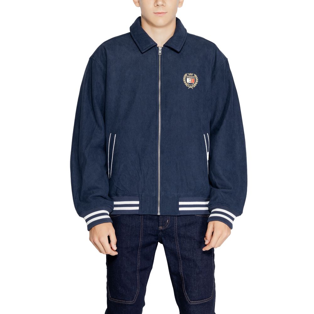 Tommy Hilfiger Blue Cotton Jacket - Elevated Outerwear Design