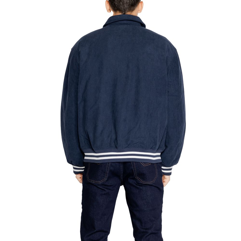 Tommy Hilfiger Blue Cotton Jacket - Elevated Outerwear Design