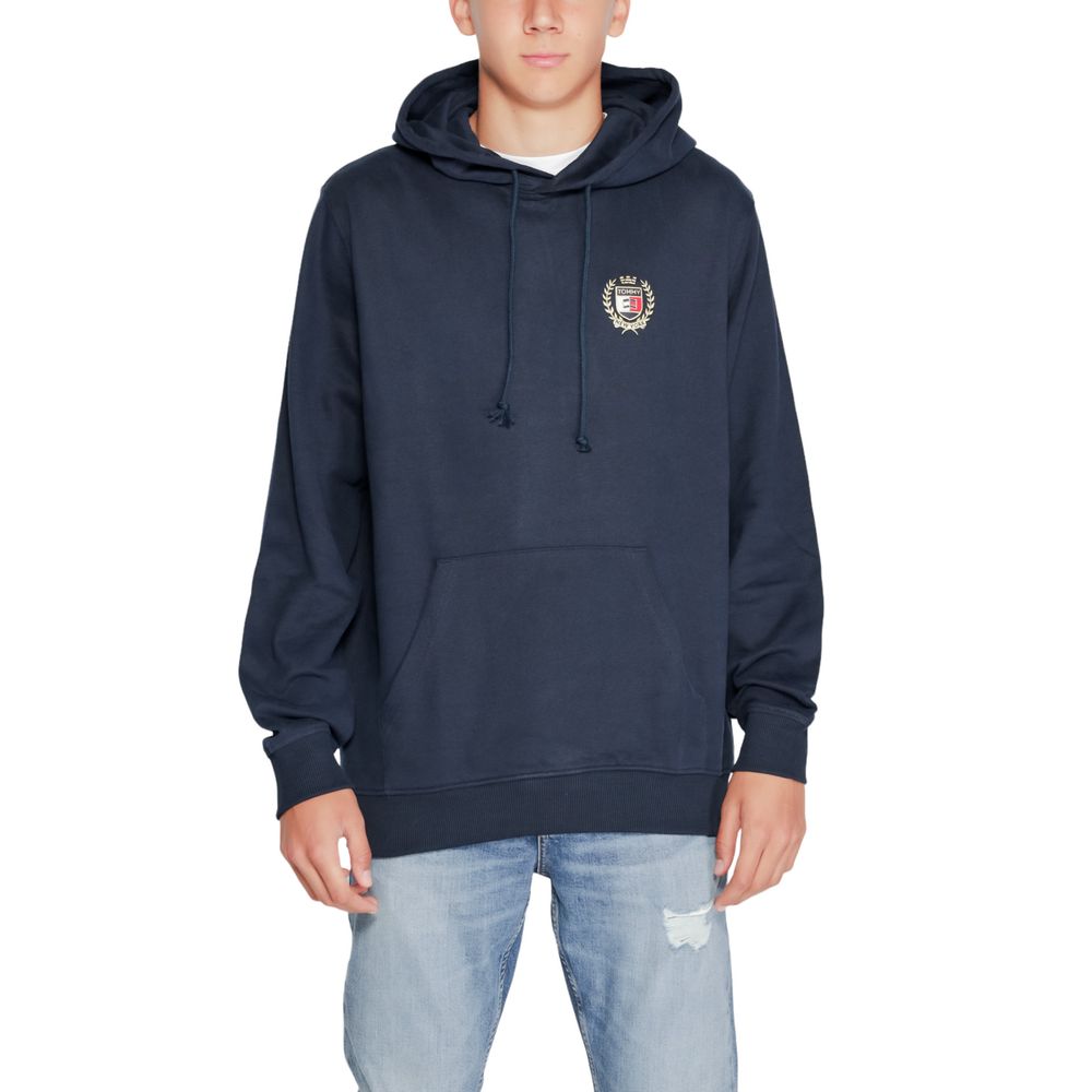 Tommy Hilfiger Blue Cotton Sweater for Elevated Style