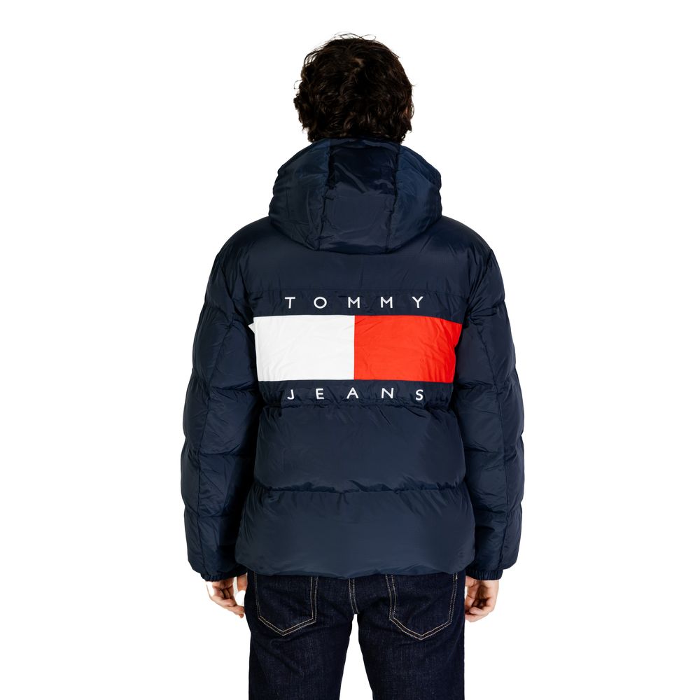 Tommy Hilfiger Blue Cotton Jacket - Elevated Luxury Outerwear