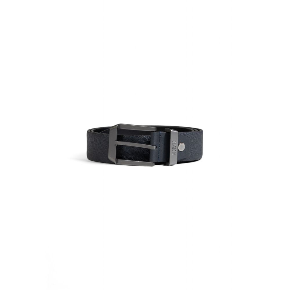 Antony Morato Blue Leather Belt - Effortless Elegance