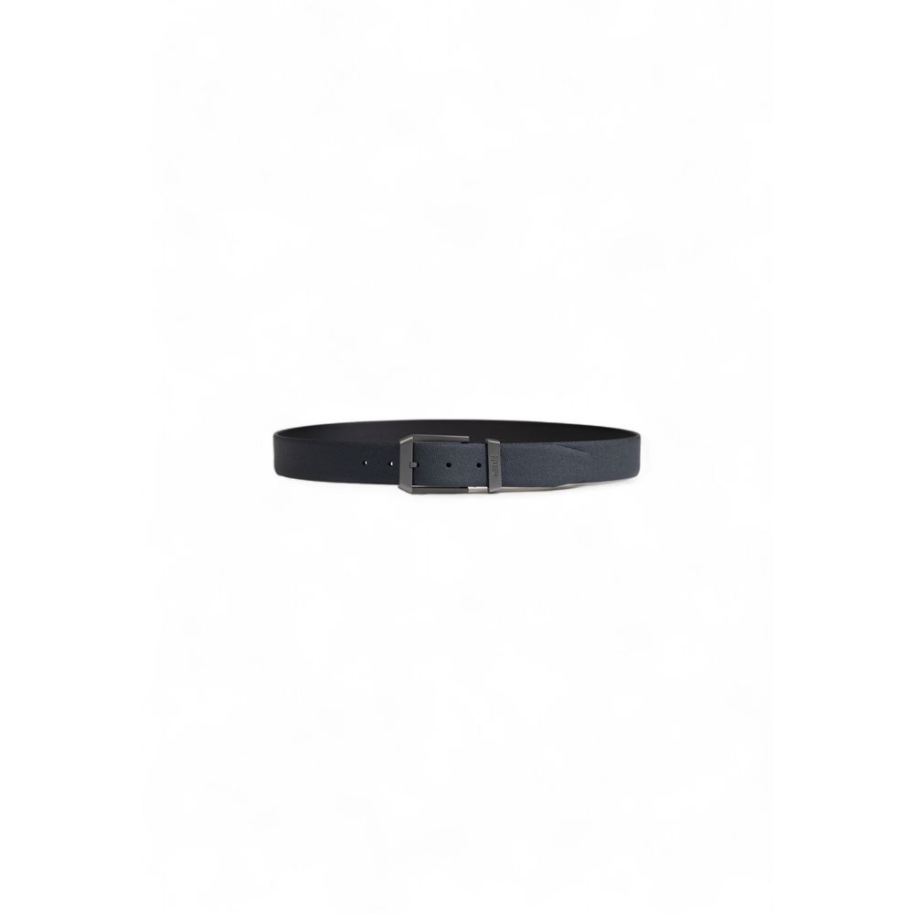 Antony Morato Blue Leather Belt - Effortless Elegance