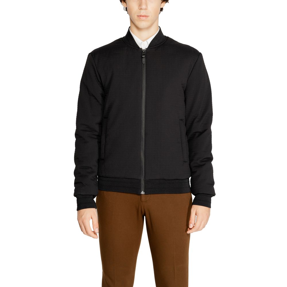 Antony Morato Black Wool Jacket - Timeless Elegance Redefined