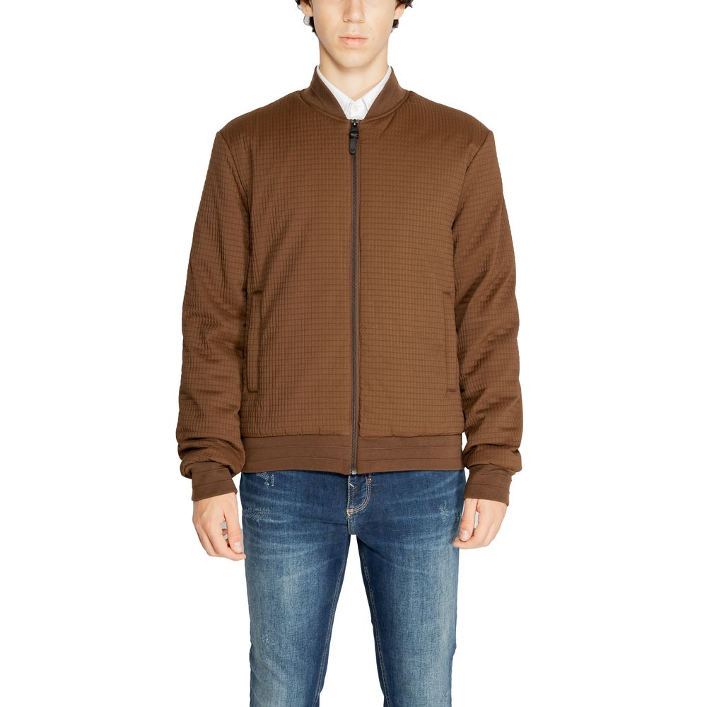 Antony Morato Brown Wool Jacket for Elevated Style