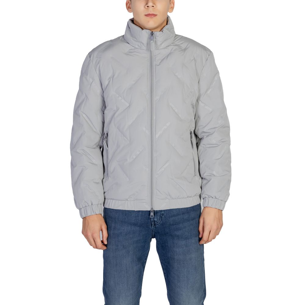 Antony Morato Gray Wool Jacket with Refined Elegance