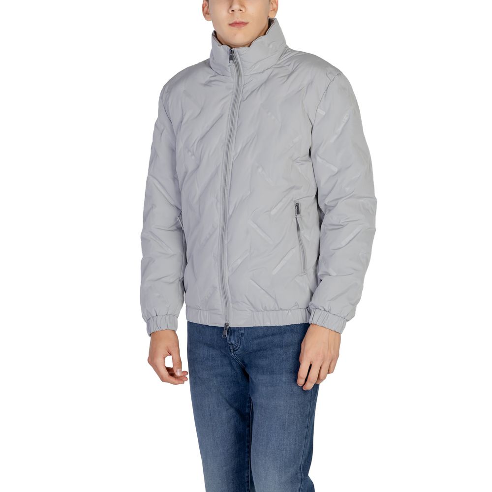 Antony Morato Gray Wool Jacket with Refined Elegance