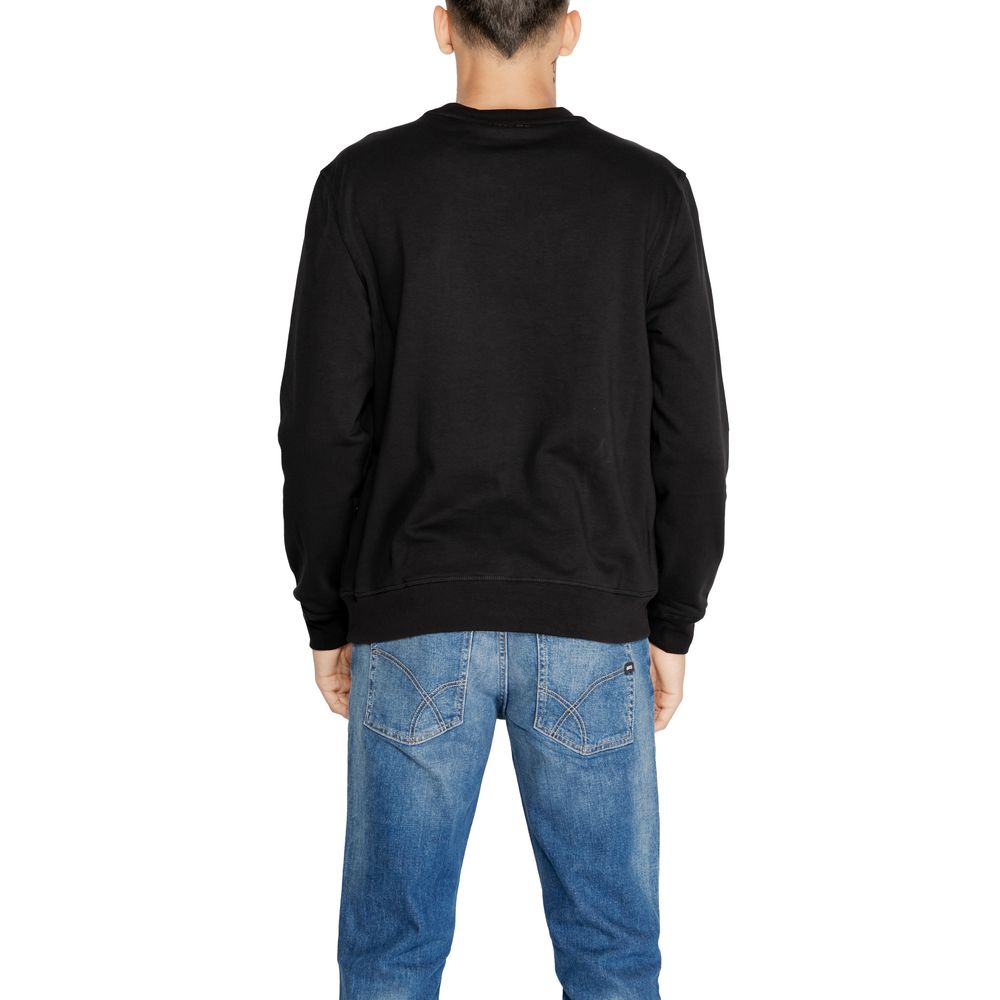 Antony Morato Black Cotton Sweater for Timeless Elegance