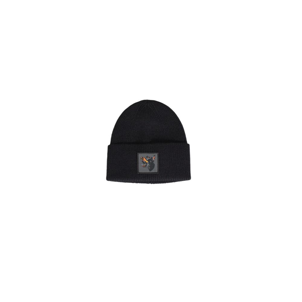 Antony Morato Black Wool Hat for Elevated Style