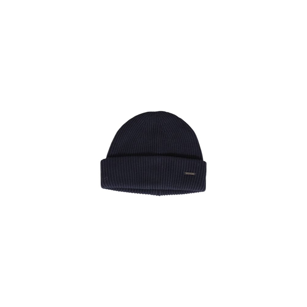 Antony Morato Blue Wool Cap for Elevated Style