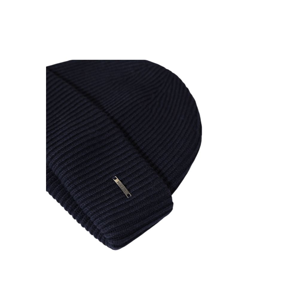 Antony Morato Blue Wool Cap for Elevated Style