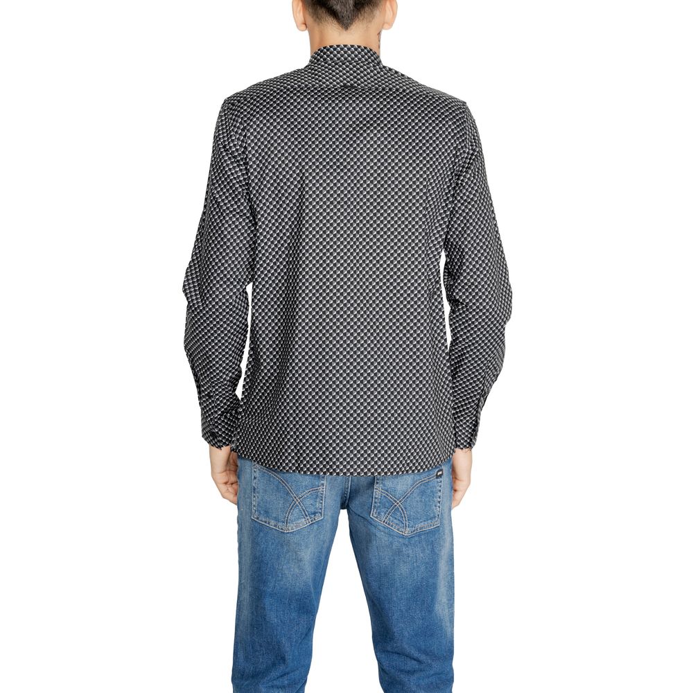 Antony Morato Gray Cotton Shirt for Timeless Elegance
