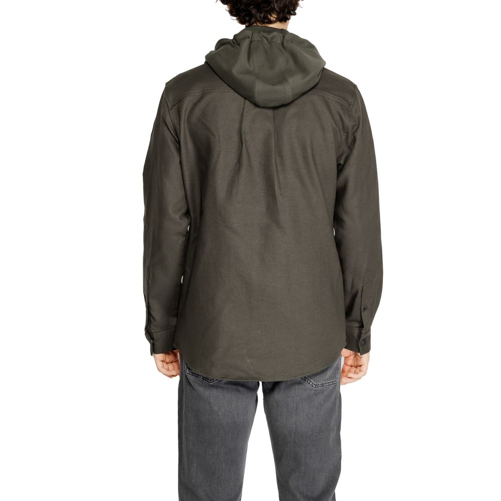 Antony Morato Green Cotton Shirt for Elevated Style