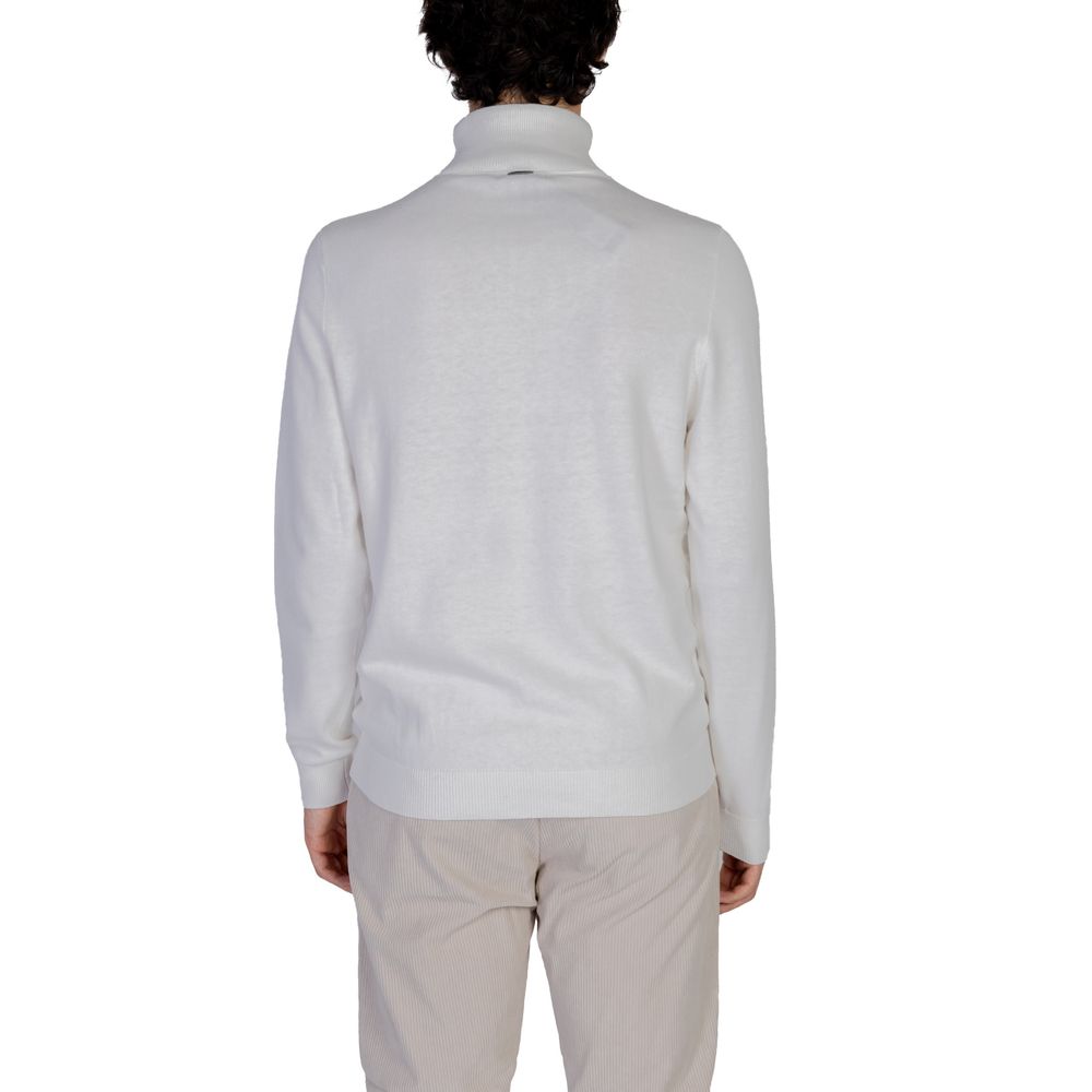 Antony Morato White Cotton Sweater for Effortless Elegance