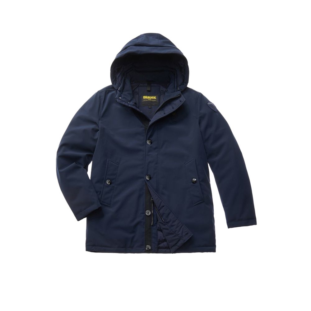 Blauer Blue Polyethylene Jacket for Elevated Style
