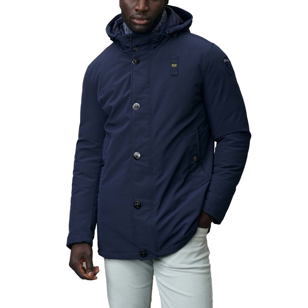 Blauer Blue Polyethylene Jacket for Elevated Style
