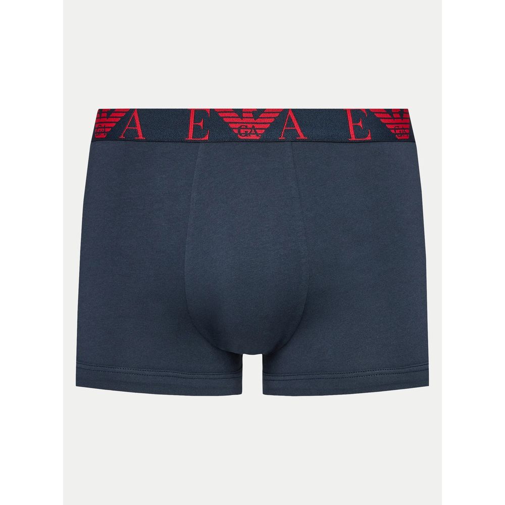 Emporio Armani Red Cotton Underwear Luxury Trunks
