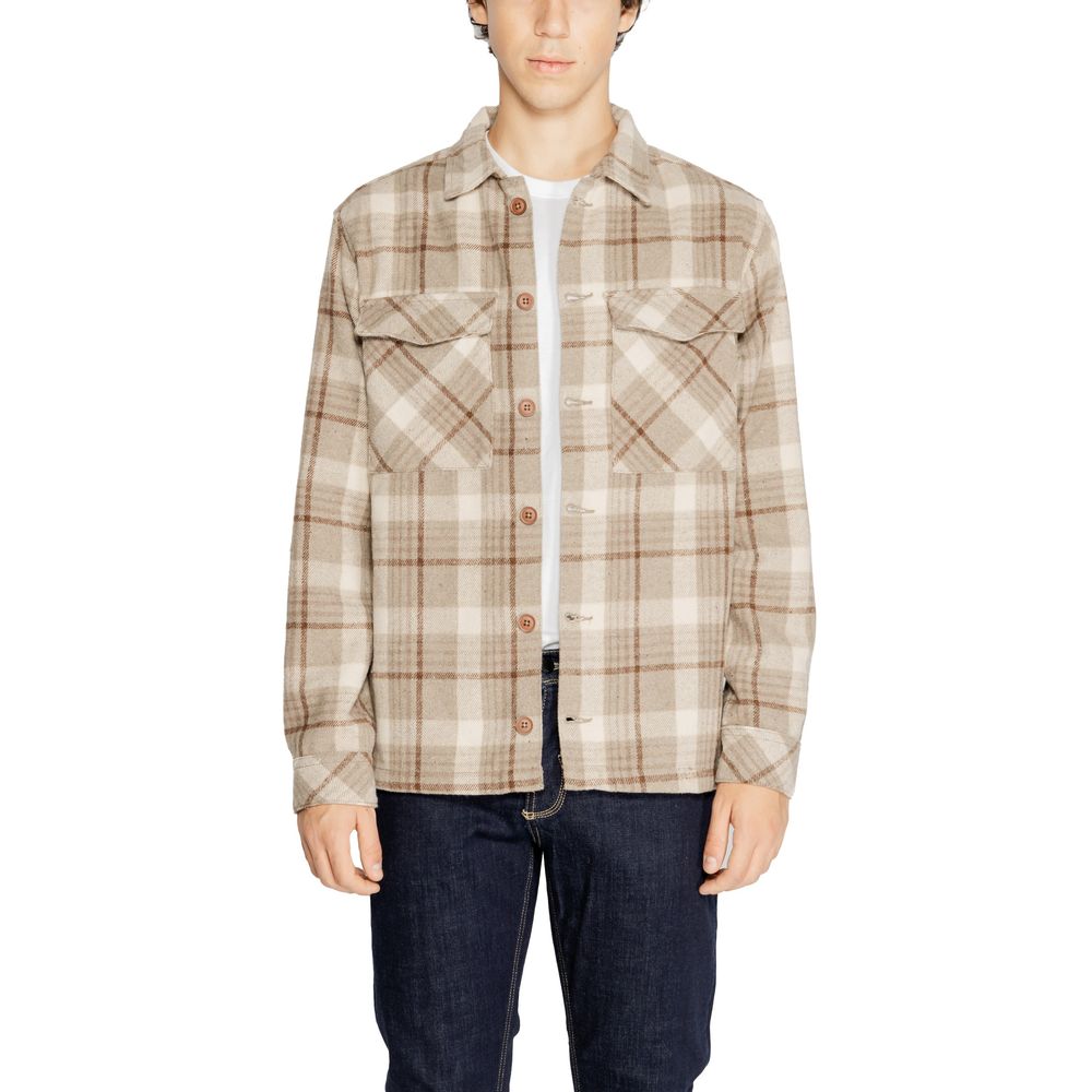 Hamaki-Ho Beige Cotton Shirt - Timeless Elegance Redefined