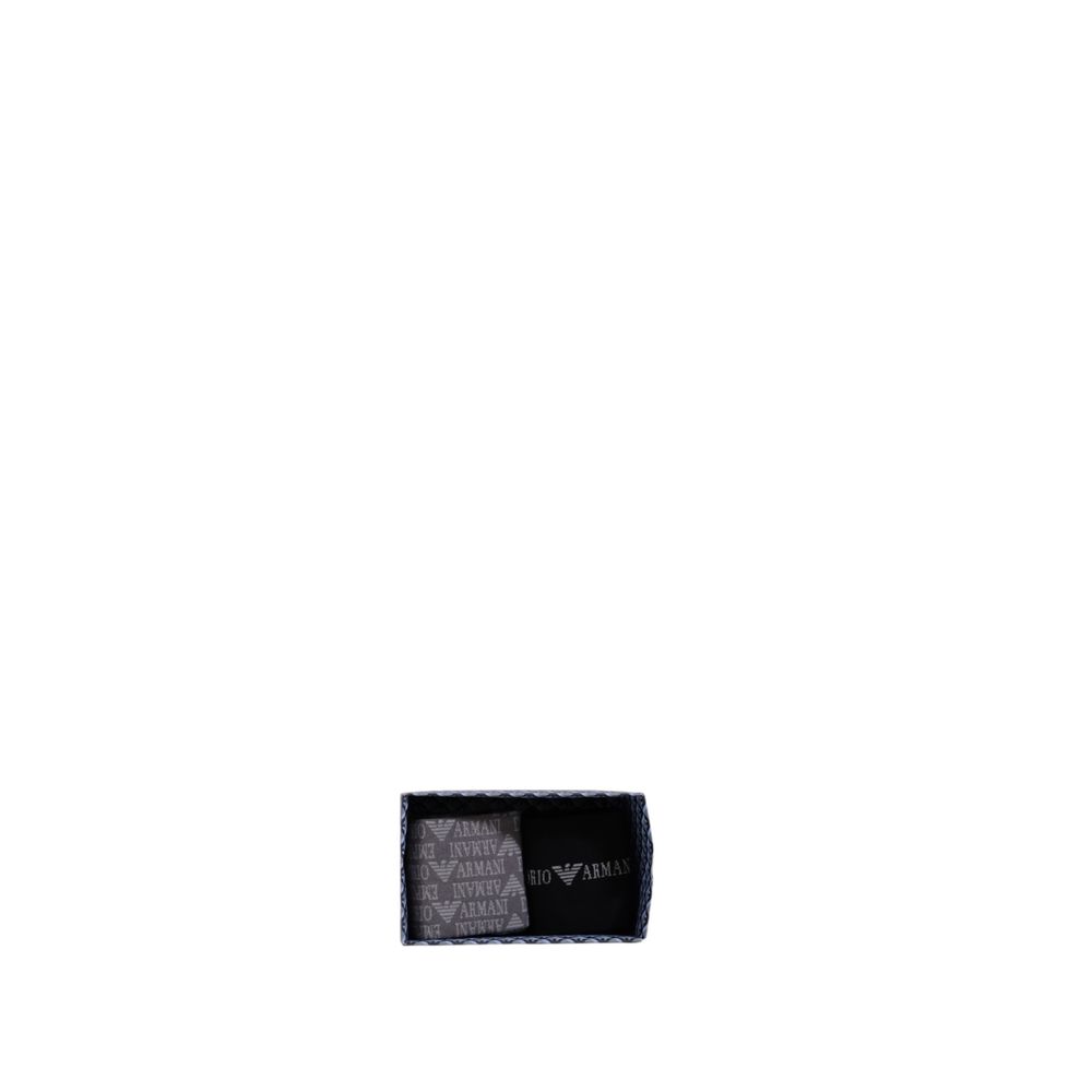 Emporio Armani Black Cotton Sock for Luxury Style