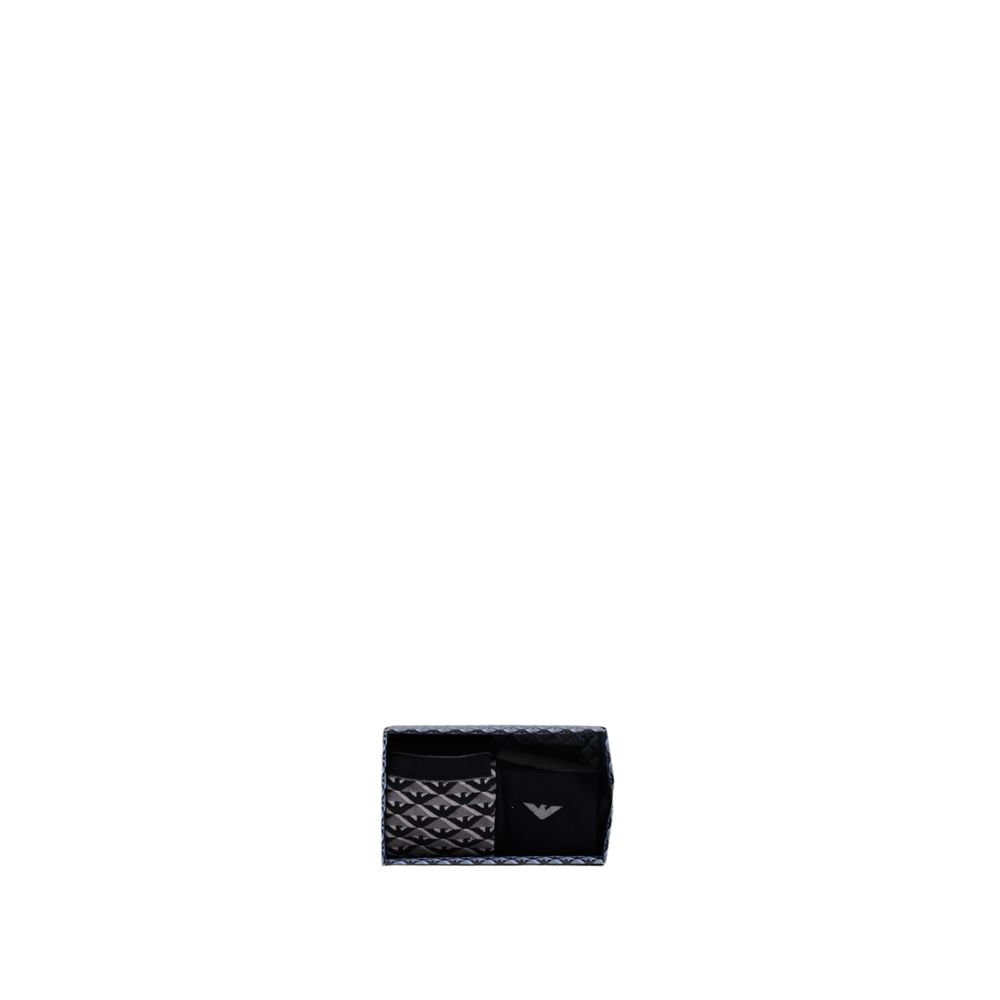 Emporio Armani Gray Cotton Sock for Elevated Style