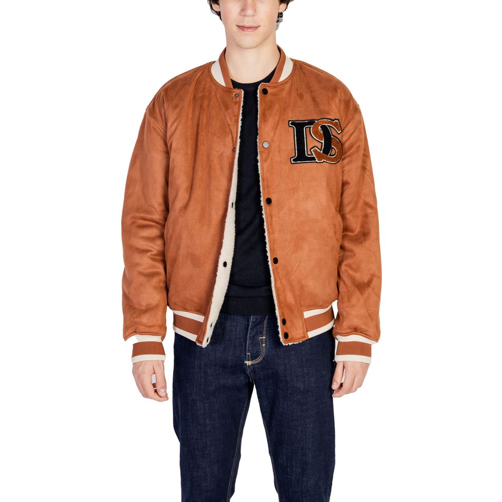 Only & Sons Brown Cotton Jacket for Effortless Sophistication