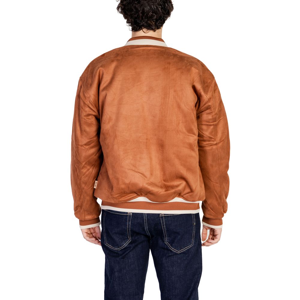 Only & Sons Brown Cotton Jacket for Effortless Sophistication