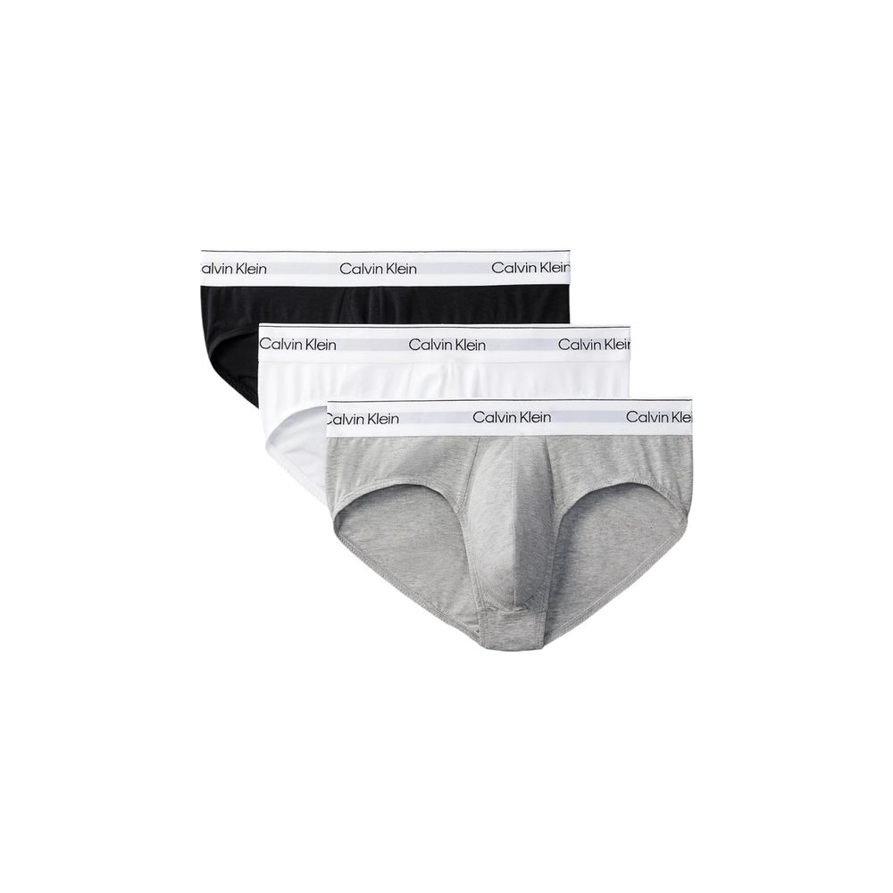 Calvin Klein Gray Cotton Underwear Collection