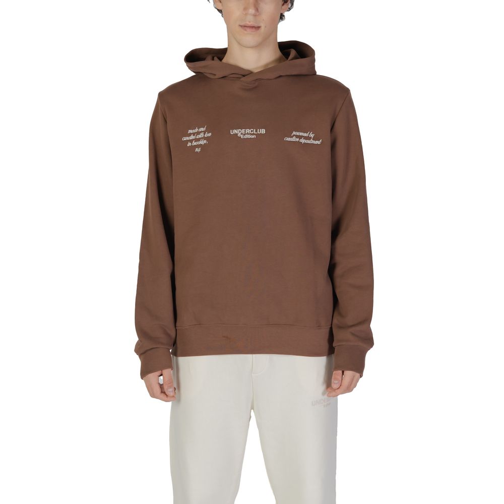 Underclub Brown Cotton Sweater - Timeless Elegance Redefined